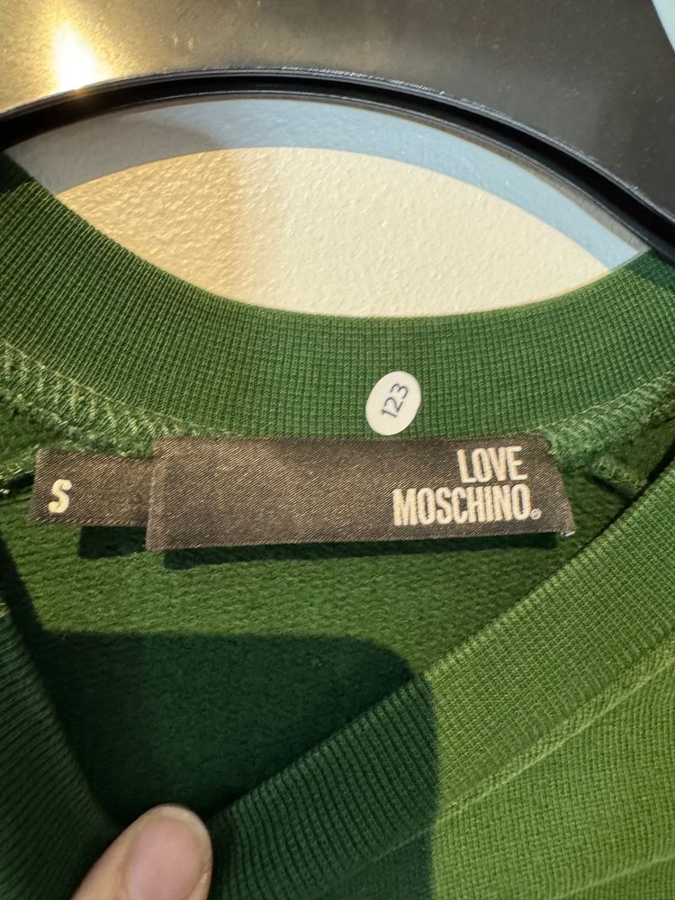 Love Moschino Green Sweatshirt 3
