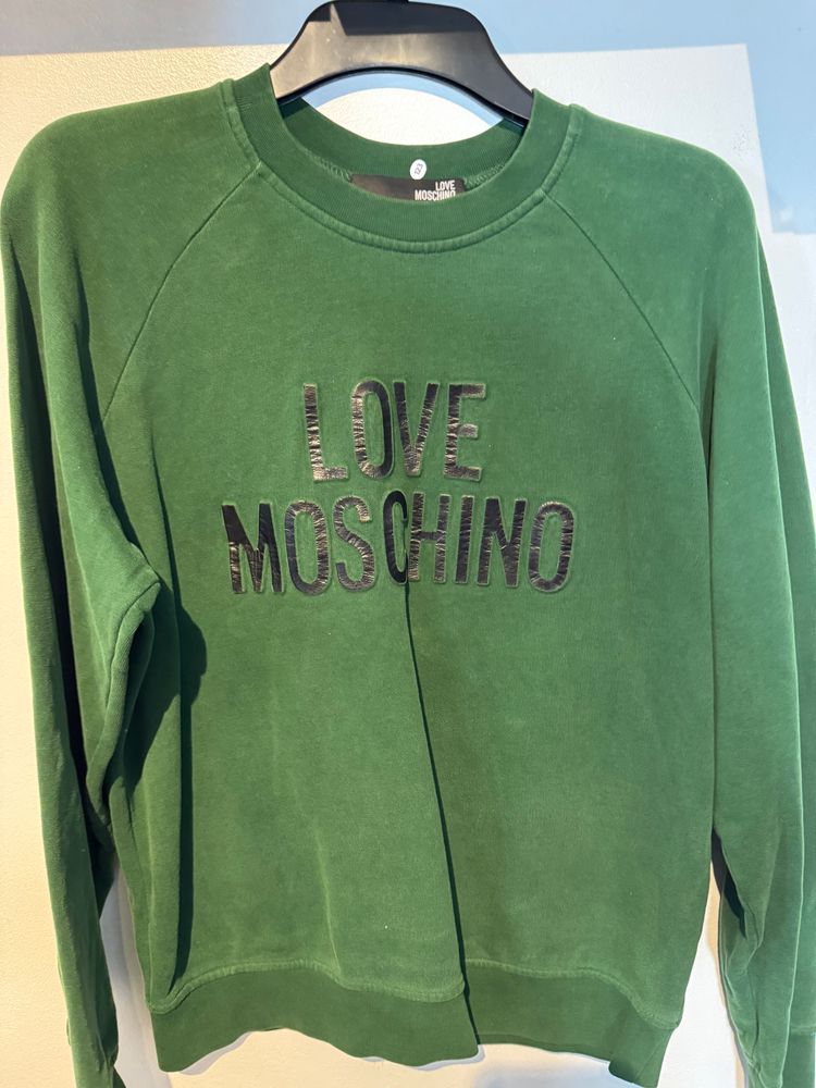 Love Moschino Green Sweatshirt