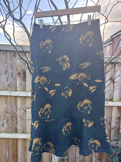 Tu Floral Patterned Skirt Uk 8