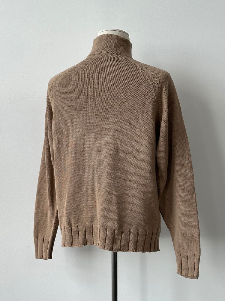 Immagine di Burberry London 2000s Pure Cotton Quarter Zip Jumper - M 5