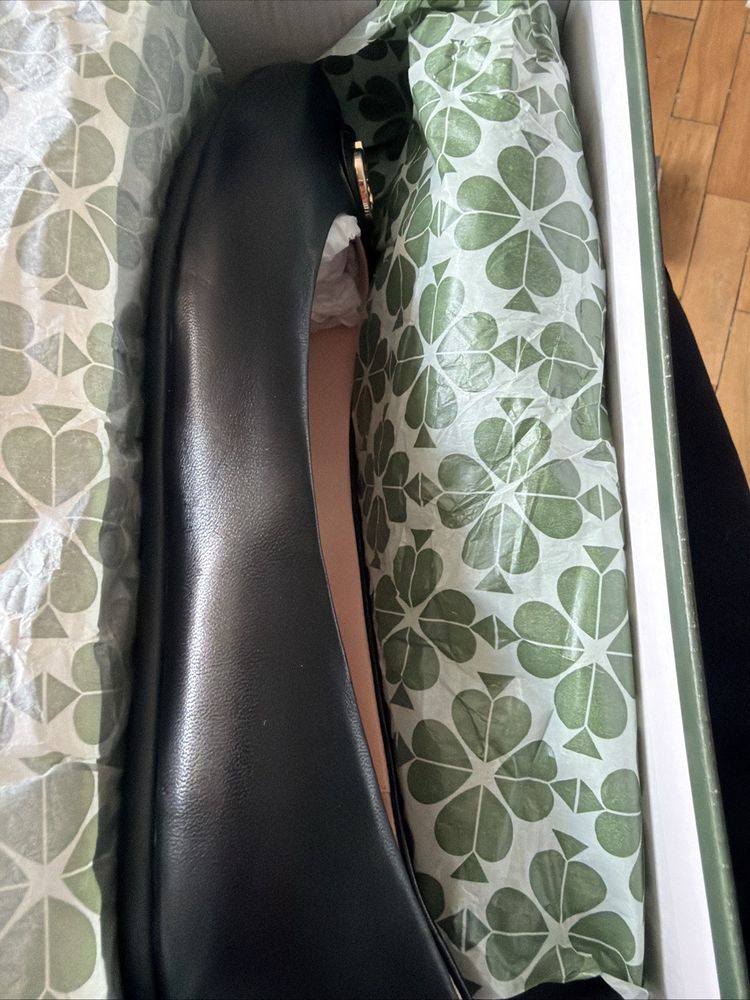 Kate Spade New York Pallenberg Leather Pumps Flats Black Uk 5.5 BNIB image 9