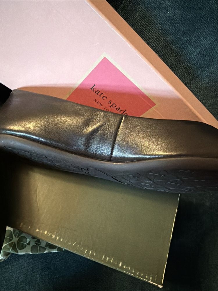 Kate Spade New York Pallenberg Leather Pumps Flats Black Uk 5.5 BNIB image 6