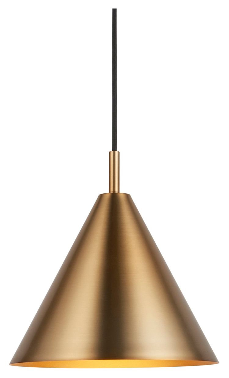 Direct Cape Pendant Light, Antique Brass 214