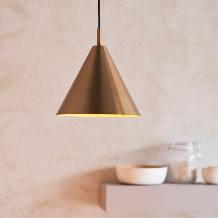 Direct Cape Pendant Light, Antique Brass 214 2