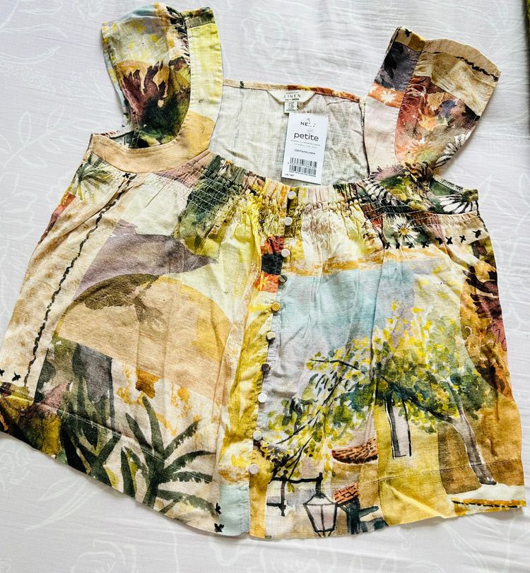 Next Next Petite Linen Top product image