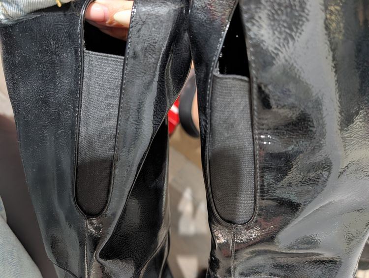 Black thigh high Boots- BNWT image 8