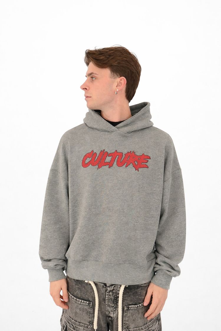 felpa grigia effemme culture