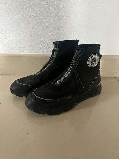 Karl Lagerfeld Black High-Top Sneakers
