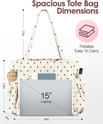 Immagine di Polka Dot Tote Bag 2
