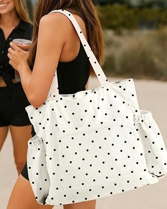 Immagine di Polka Dot Tote Bag 3