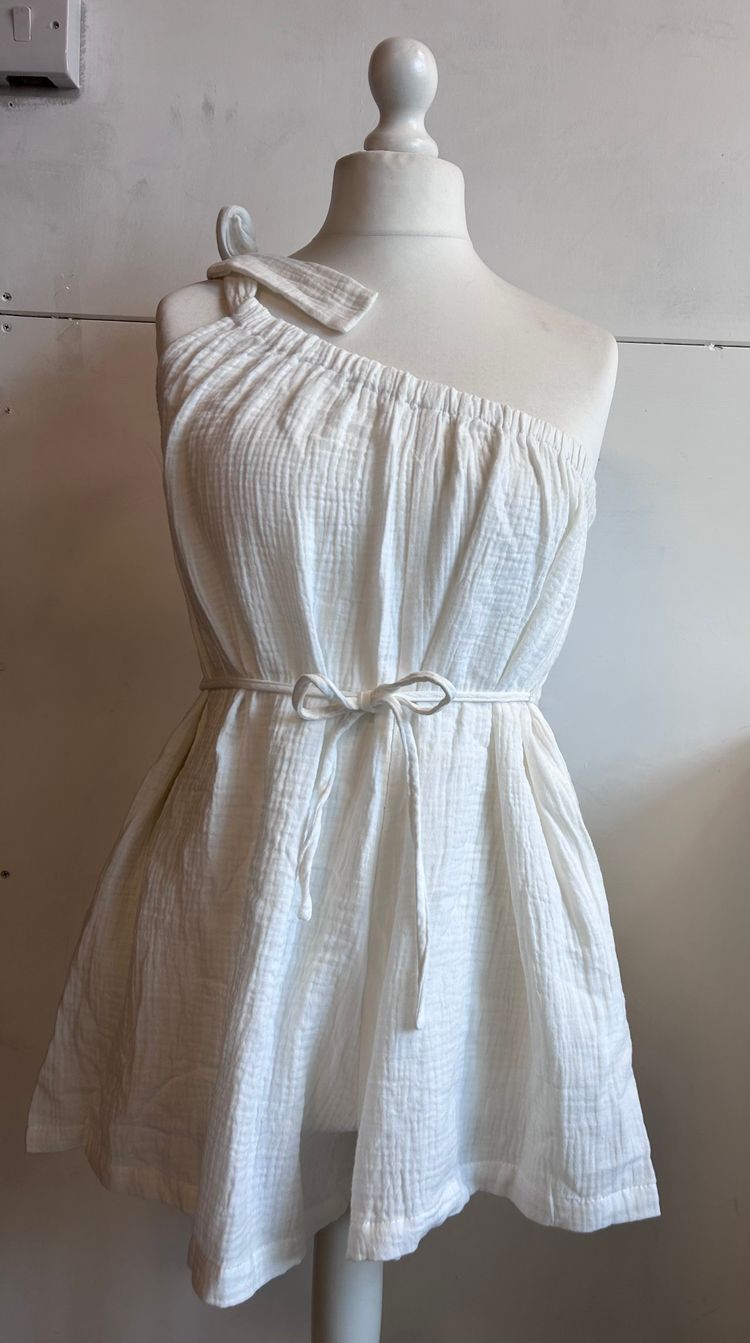 Other White One-Shoulder short jumpsuit new product image