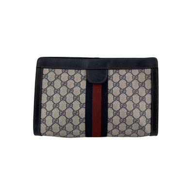 Gucci Vintage Cloth Clutch Bag Ophidia
