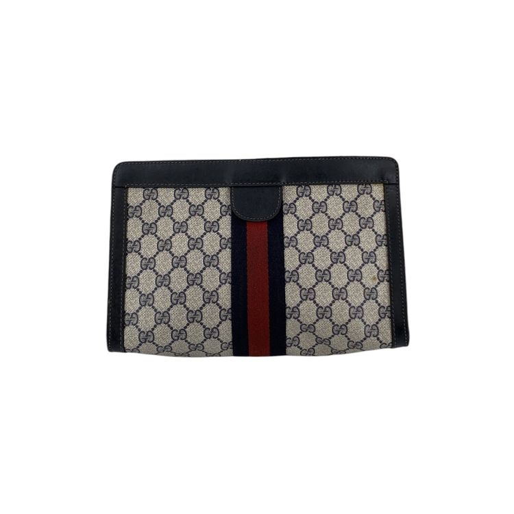 Gucci Vintage Cloth Clutch Bag Ophidia image 7