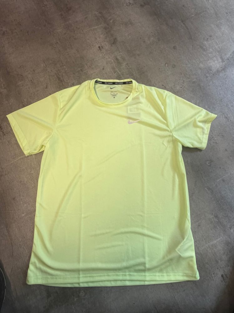Nike neon green  dri fit miler 