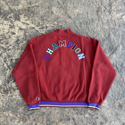 Champion Red Zip-Up Jacket