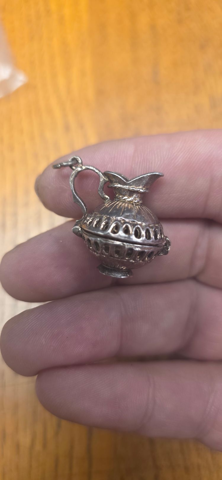 Silver Miniature Pitcher Charm £30 big and heavy