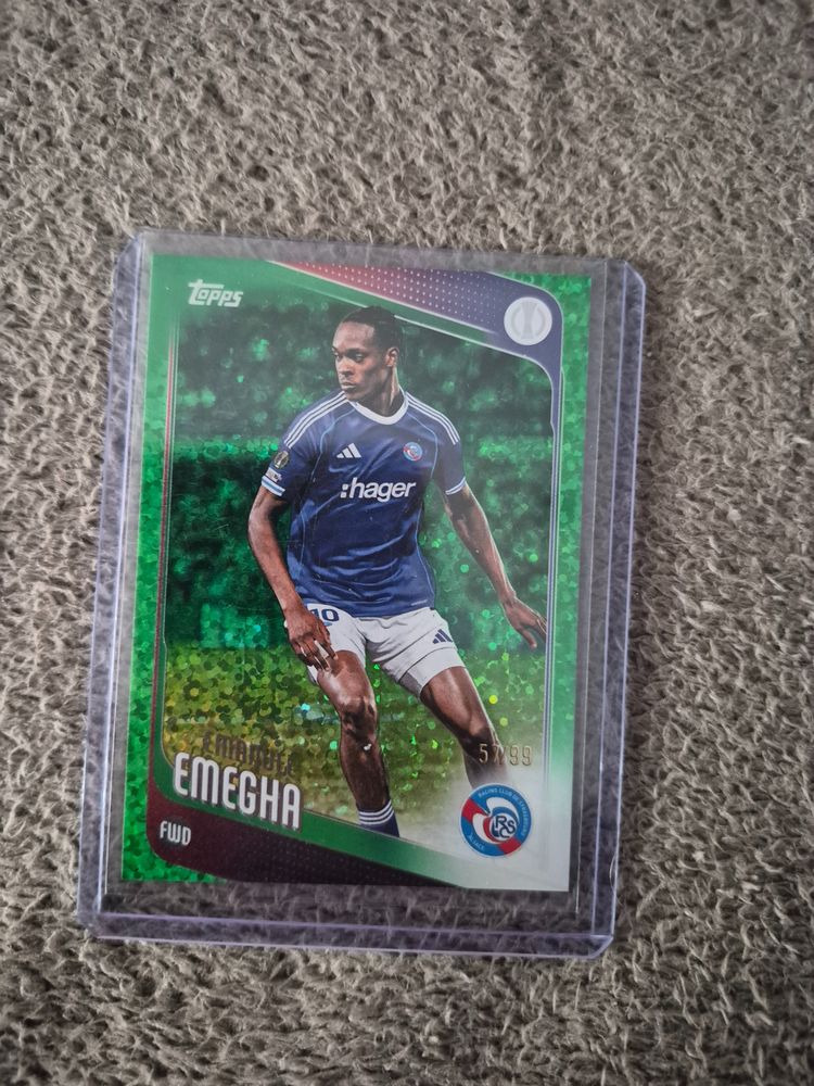 Topps Football Trading Card Emanuel Emegha image 1