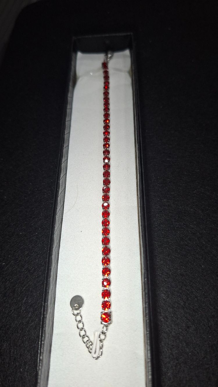 Red Rhinestone Bracelet 2