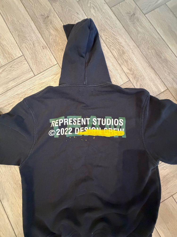 Represent Black Hoodie