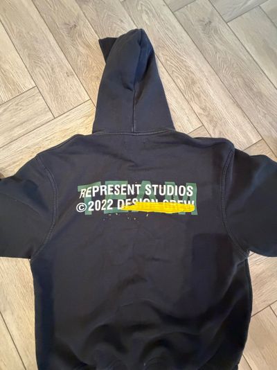 Represent Black Hoodie