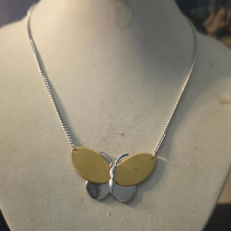 Butterfly Pendant Necklace image 4