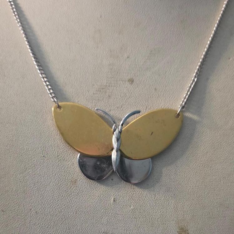 Butterfly Pendant Necklace image 3