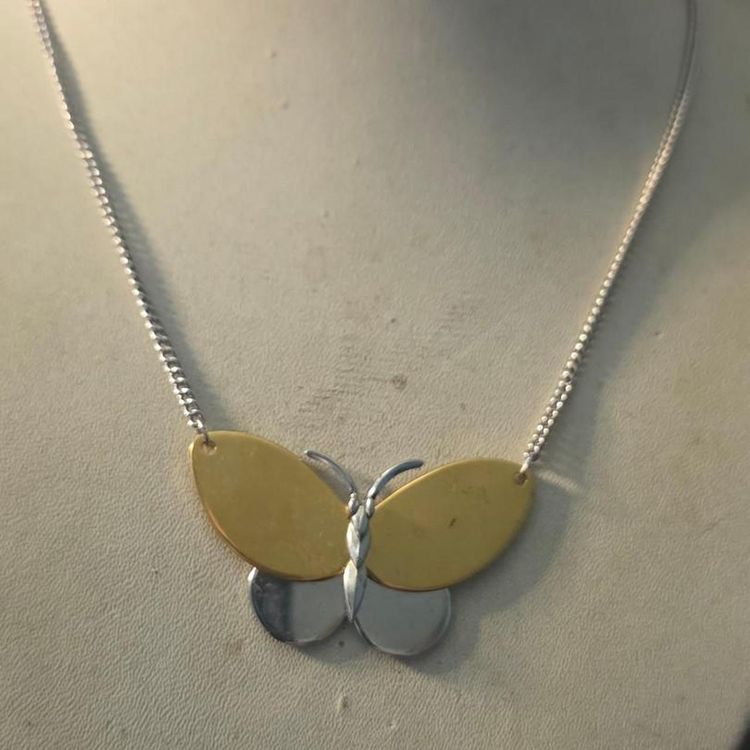 Butterfly Pendant Necklace image 6