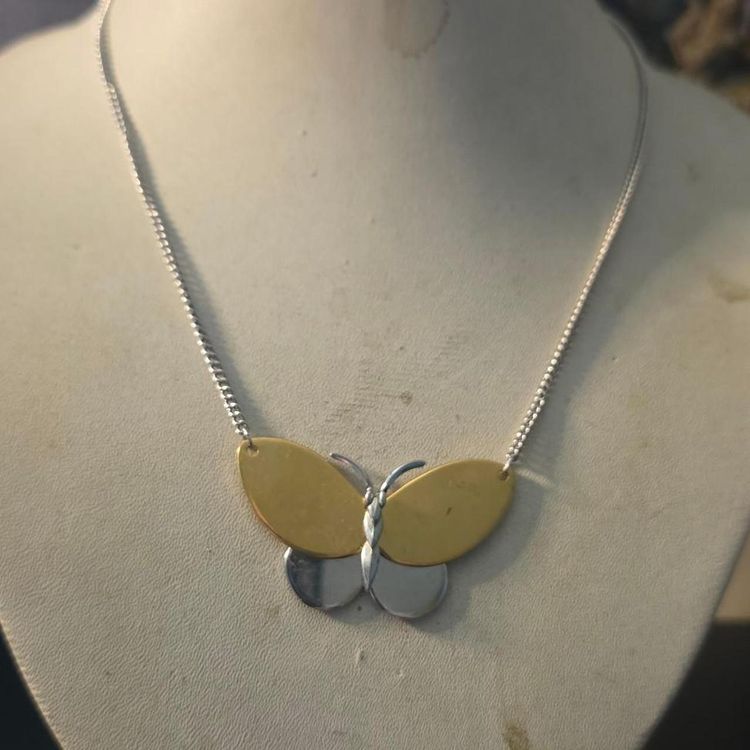 Butterfly Pendant Necklace image 7