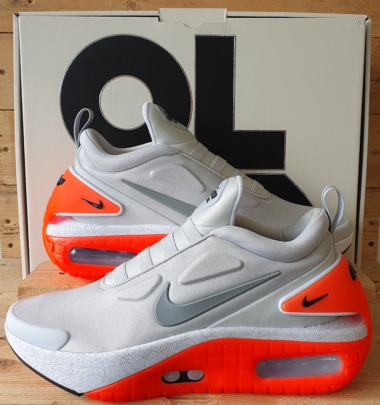 Nike Adapt Auto Max Trainers UK9.5/US10.5/EU44.5 CW7272-002 Grey/Infrared obraz 1