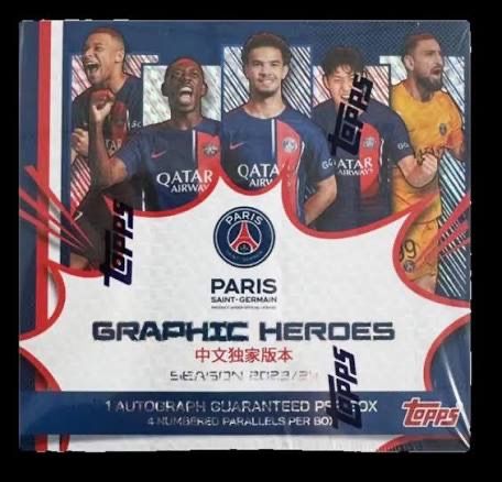 Immagine di Break por Sobres Paris Saint-Germain Graphic Heroes Trading Cards Box 1