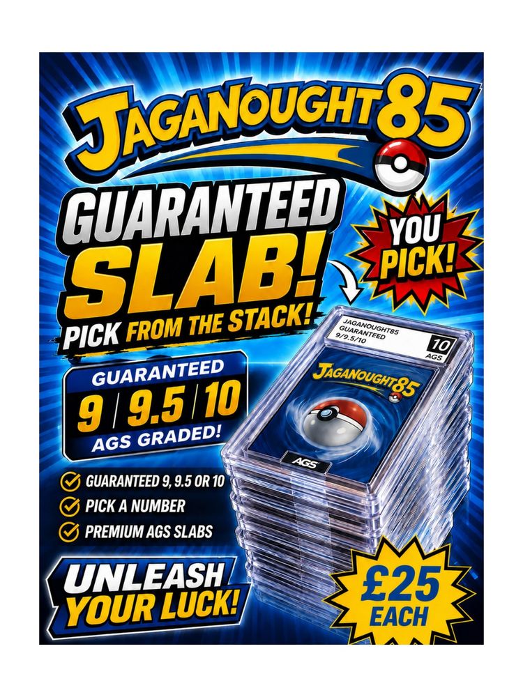 Guaranteed AGS Slab graded 9/9.5/10