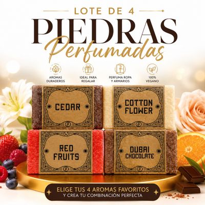 4 PIEDRAS PERFUMADAS