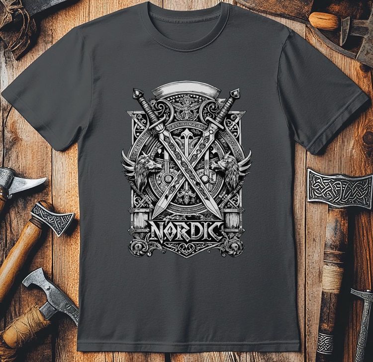 Vikings Nordic43 t-shirt Crossed swords 7