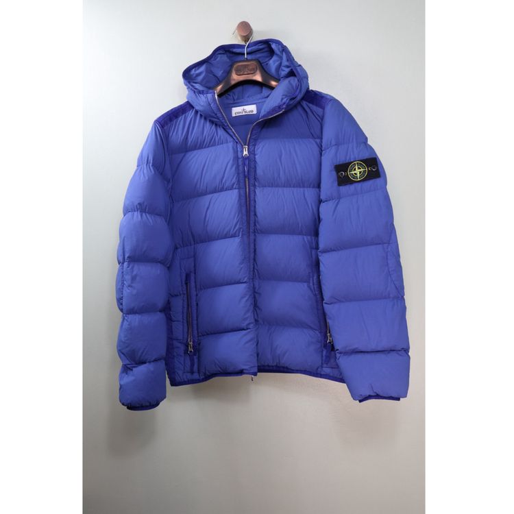 Stone Island Blue Seamless Tunnel TC Down Jacket