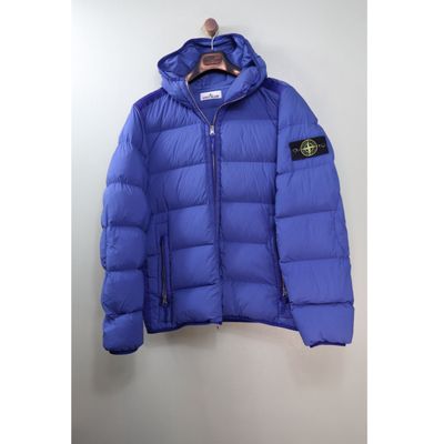 Stone Island Blue Seamless Tunnel TC Down Jacket