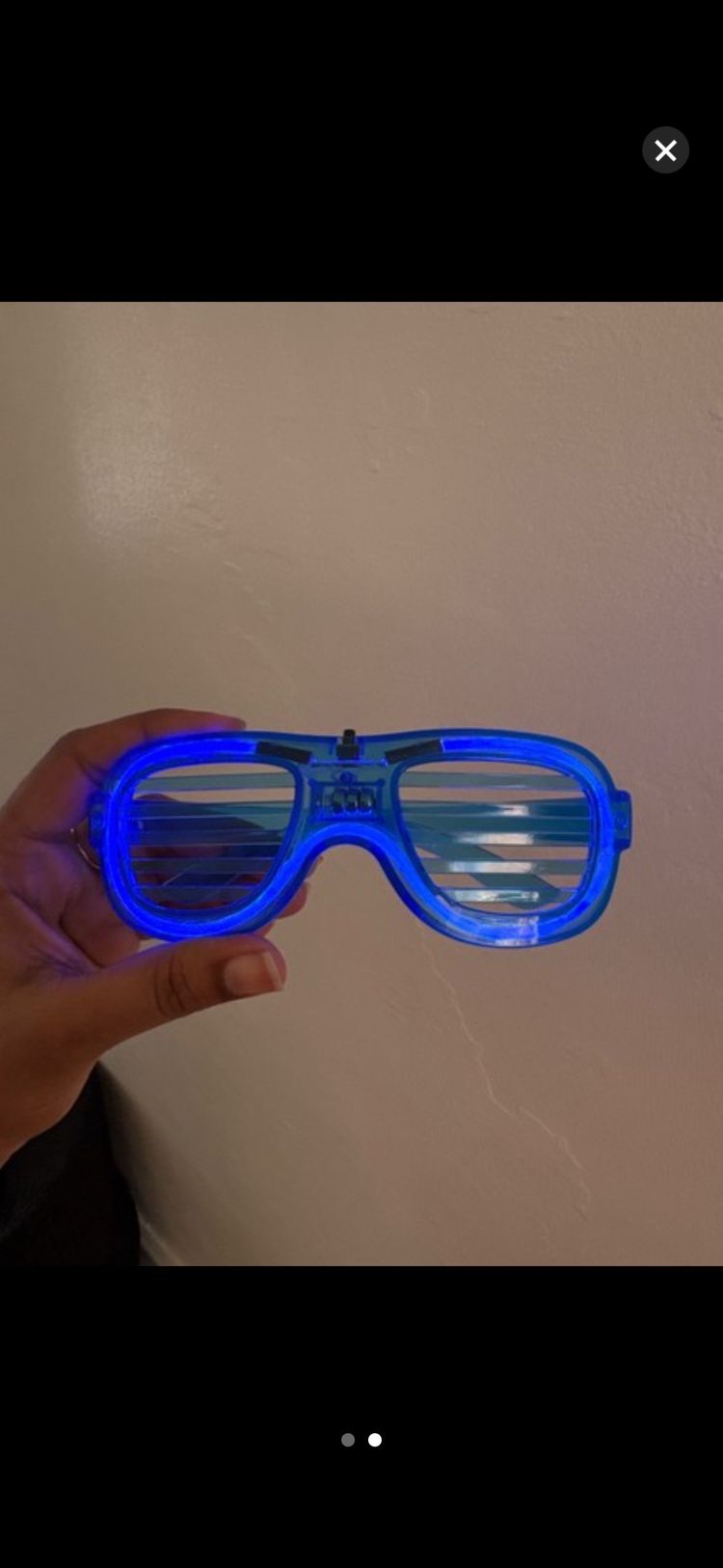 1-ONE LED light-up shutter glass product image