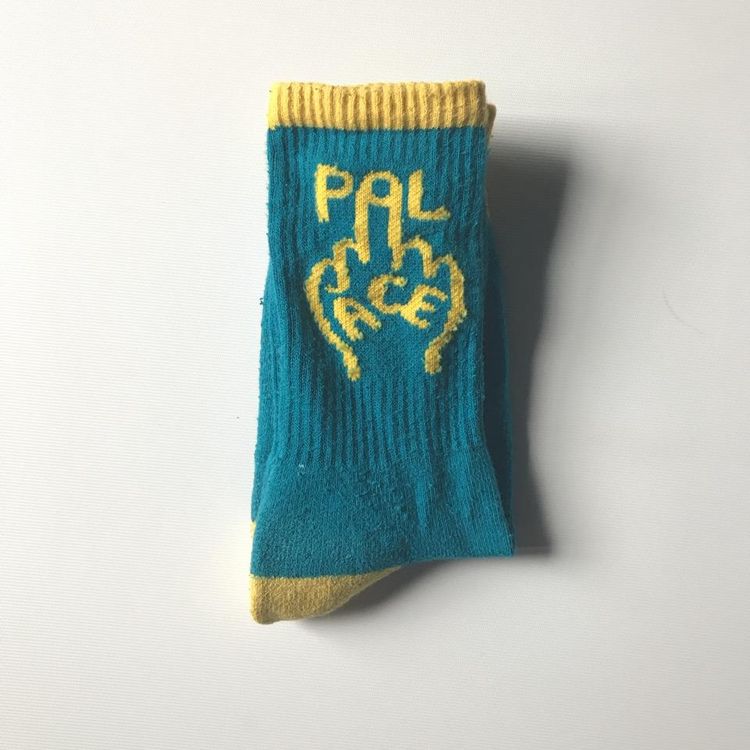 Palace · Palace · Socks · One size · Worn a lot · Bad condition-heavy bobbling on the sole · PM for any inf product image