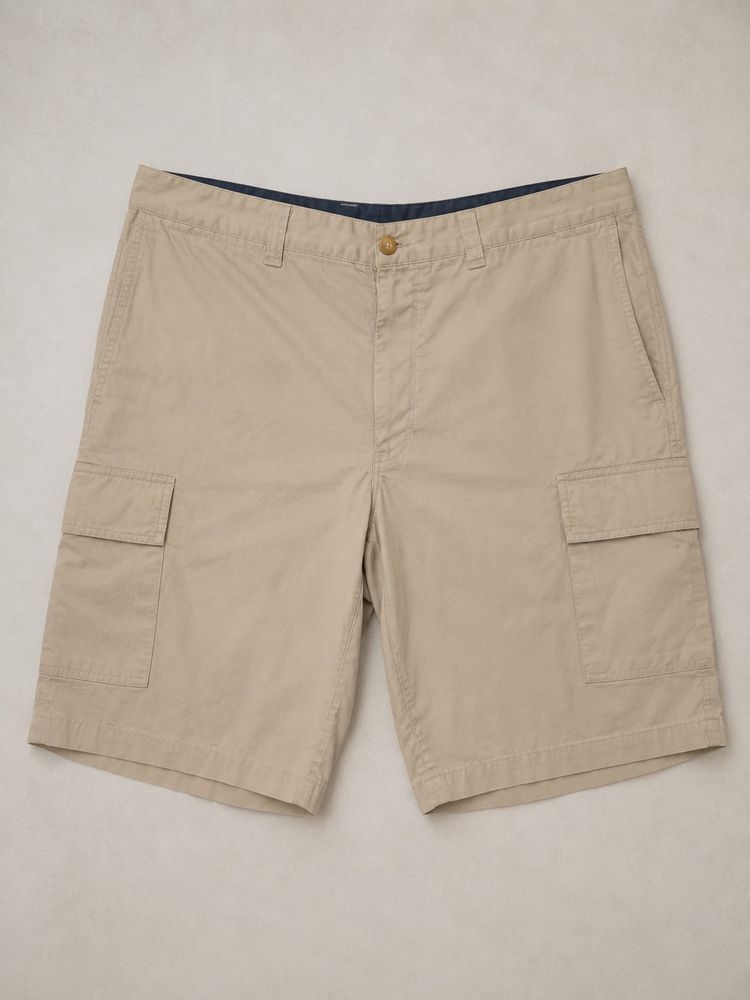 Brooksfield Beige Cargo Shorts