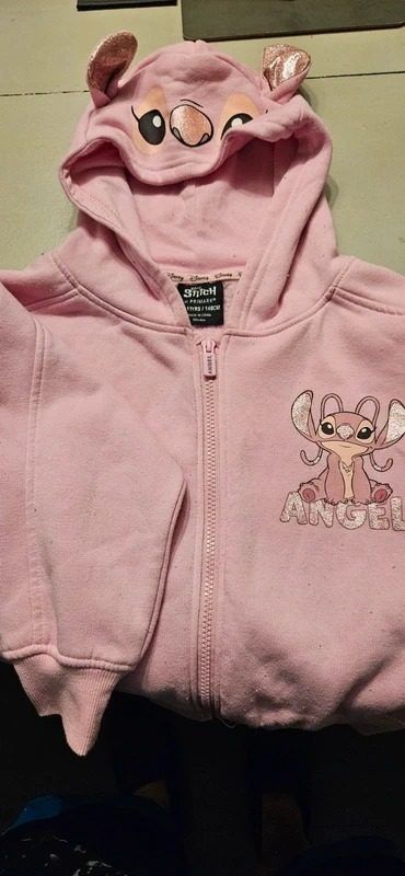 Disney Angel Kids Pink Hoodie imagen 1