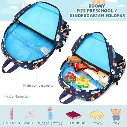 Children'S Backpack With Construction Vehicle Print image 3