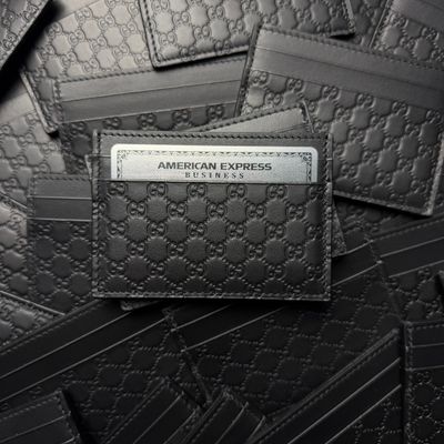 GUCCI CARDHOLDER - MINI GG MONIGRAM BLACK (£265RRP)