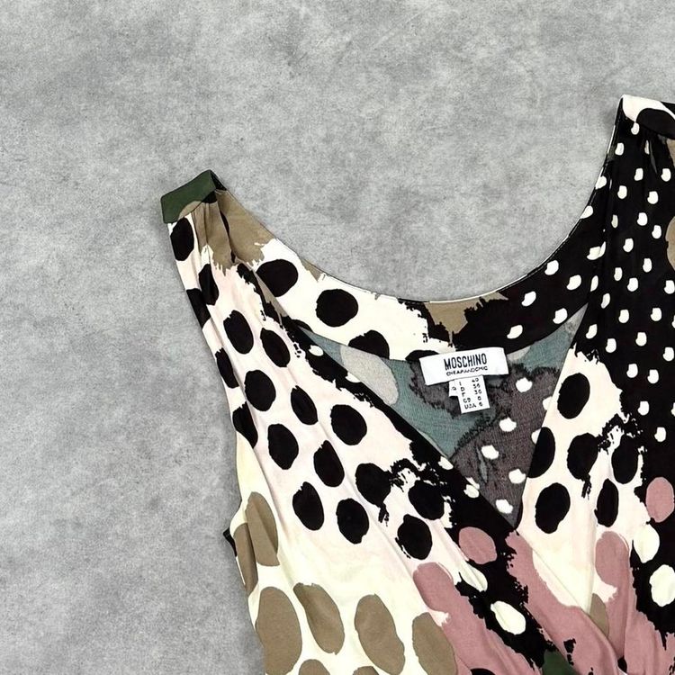 Vintage Moschino print dress image 3