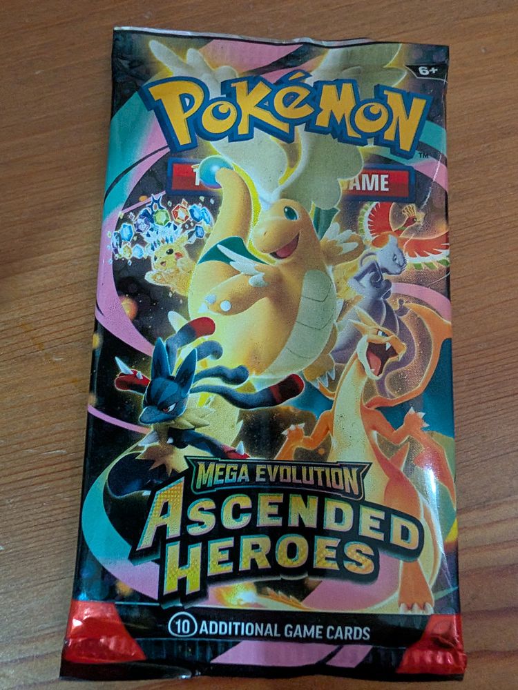 Pokemon Mega Evolution Ascended Heroes Game Cards Pack