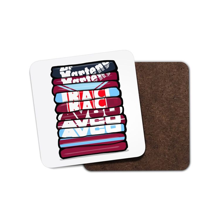 West Ham United F.C. West Ham Shirt Stack Coaster product image