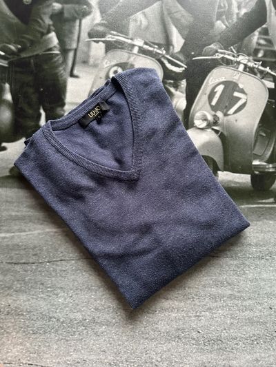 Liu-Jo blue V-neck sweater L