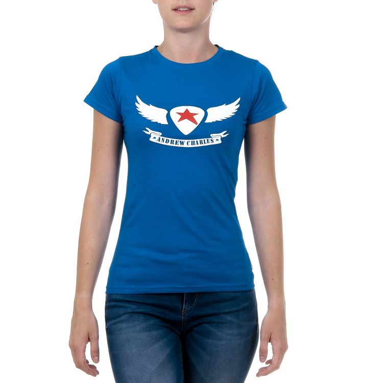 Andrew Charles Blue Women'S T-Shirt TS501 03 1002 TARANA BLUE 001