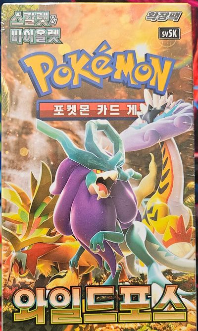4 x Pokémon Card Game Wild Force Booster Pack (Korean)