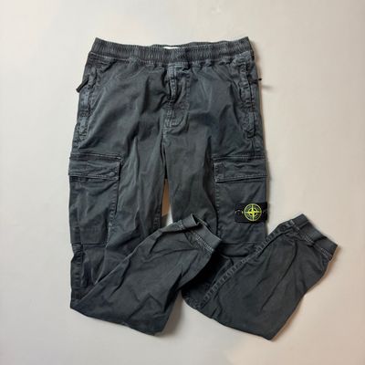 Stone Island Black Cargo Trousers RE-T - W33