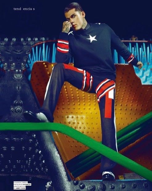 Givenchy Black Stars and Stripes Oversized Sweatshirt image 4