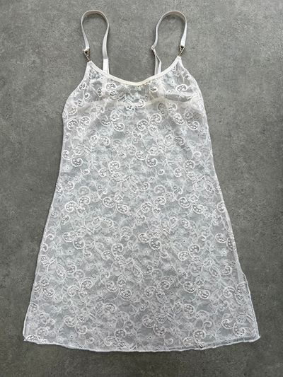 90s Lace lingerie dress - S/M 5